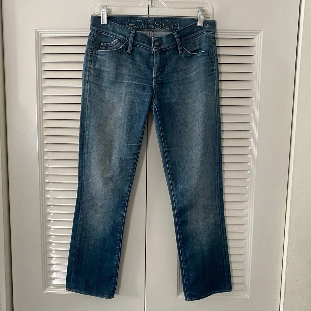Goldsign misfit low rise denim jeans